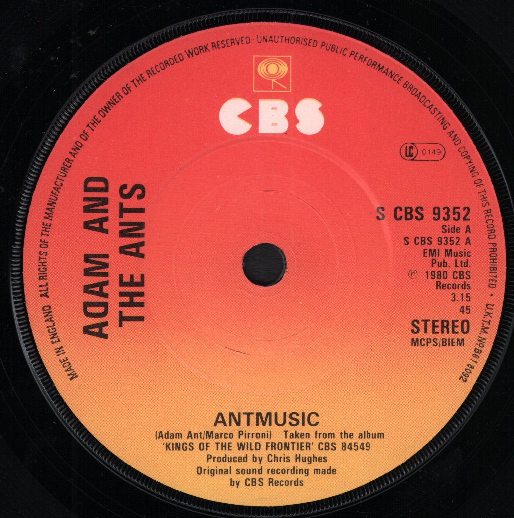 Adam And The Ants - Antmusic - 7 Inch