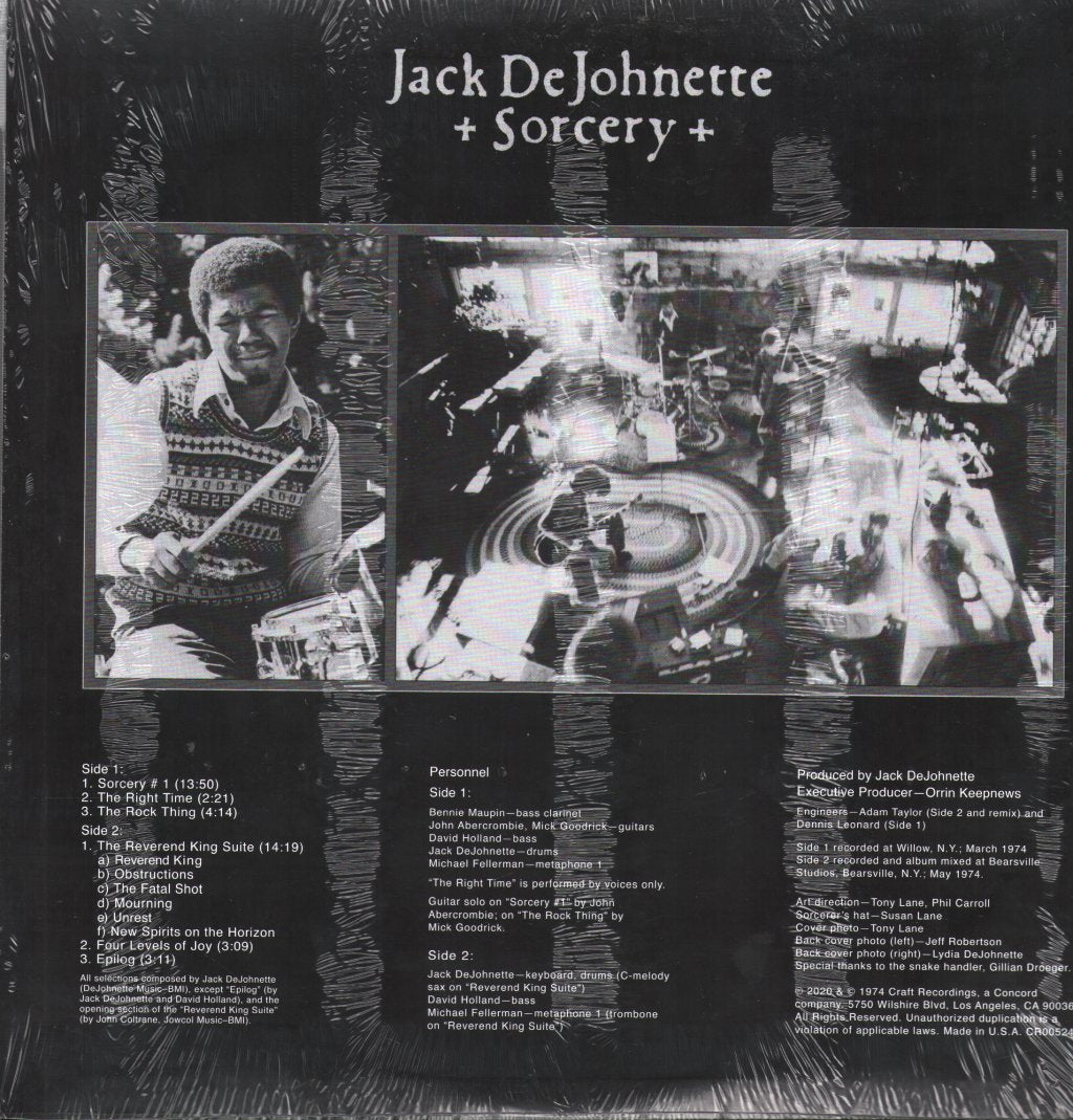 Jack DeJohnette - Sorcery - Lp