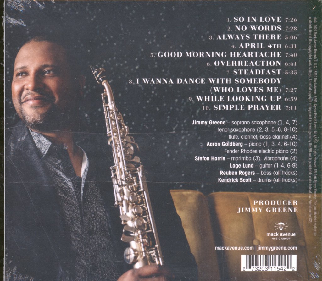 Jimmy Greene - While Looking Up - Cd