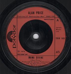 Alan Price - Mama Divine - 7 Inch