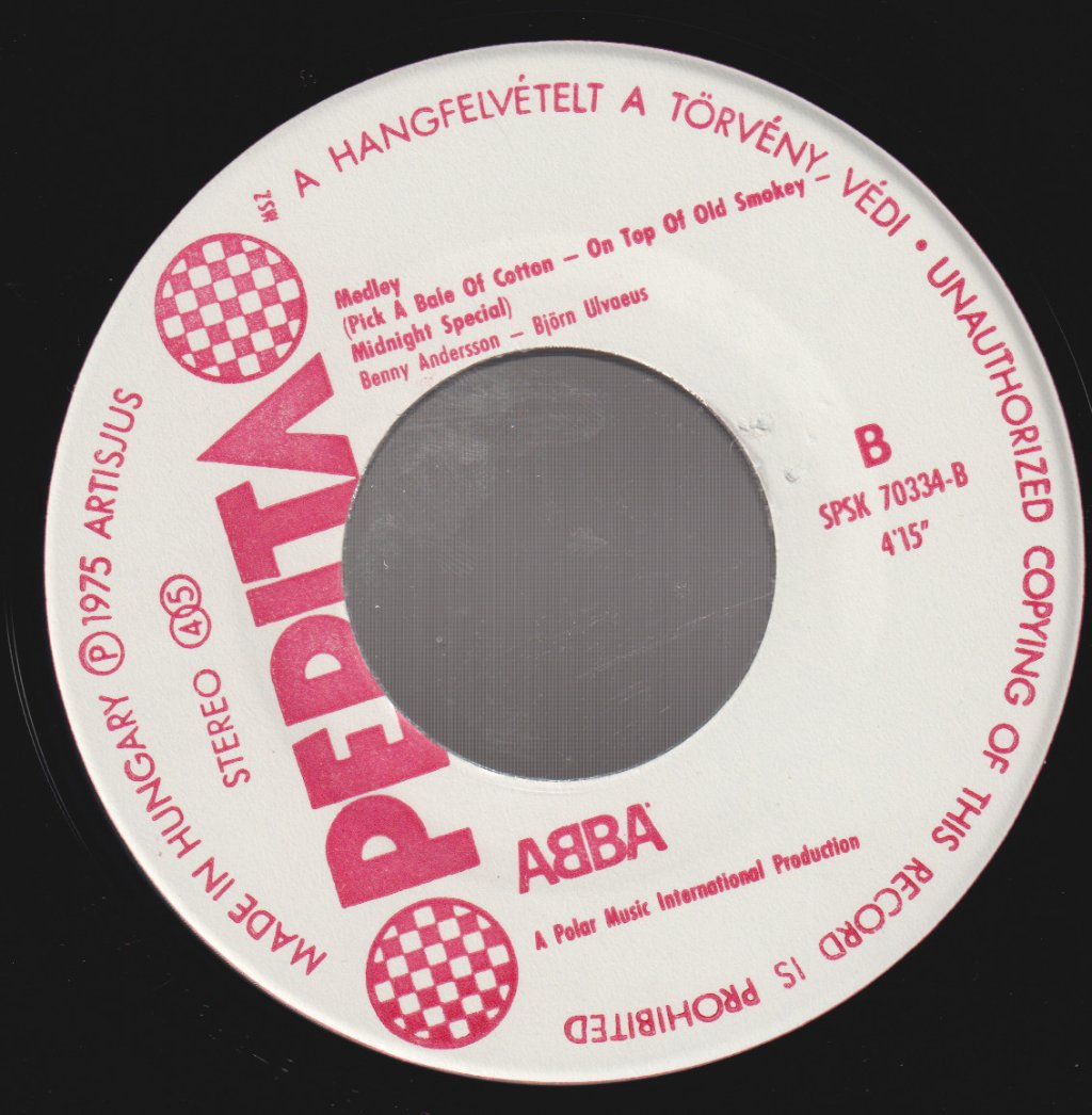 ABBA - Summer Night City - 7 Inch