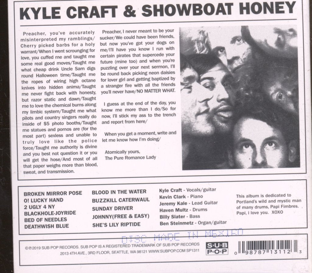 Kyle Craft - Showboat Honey - Cd