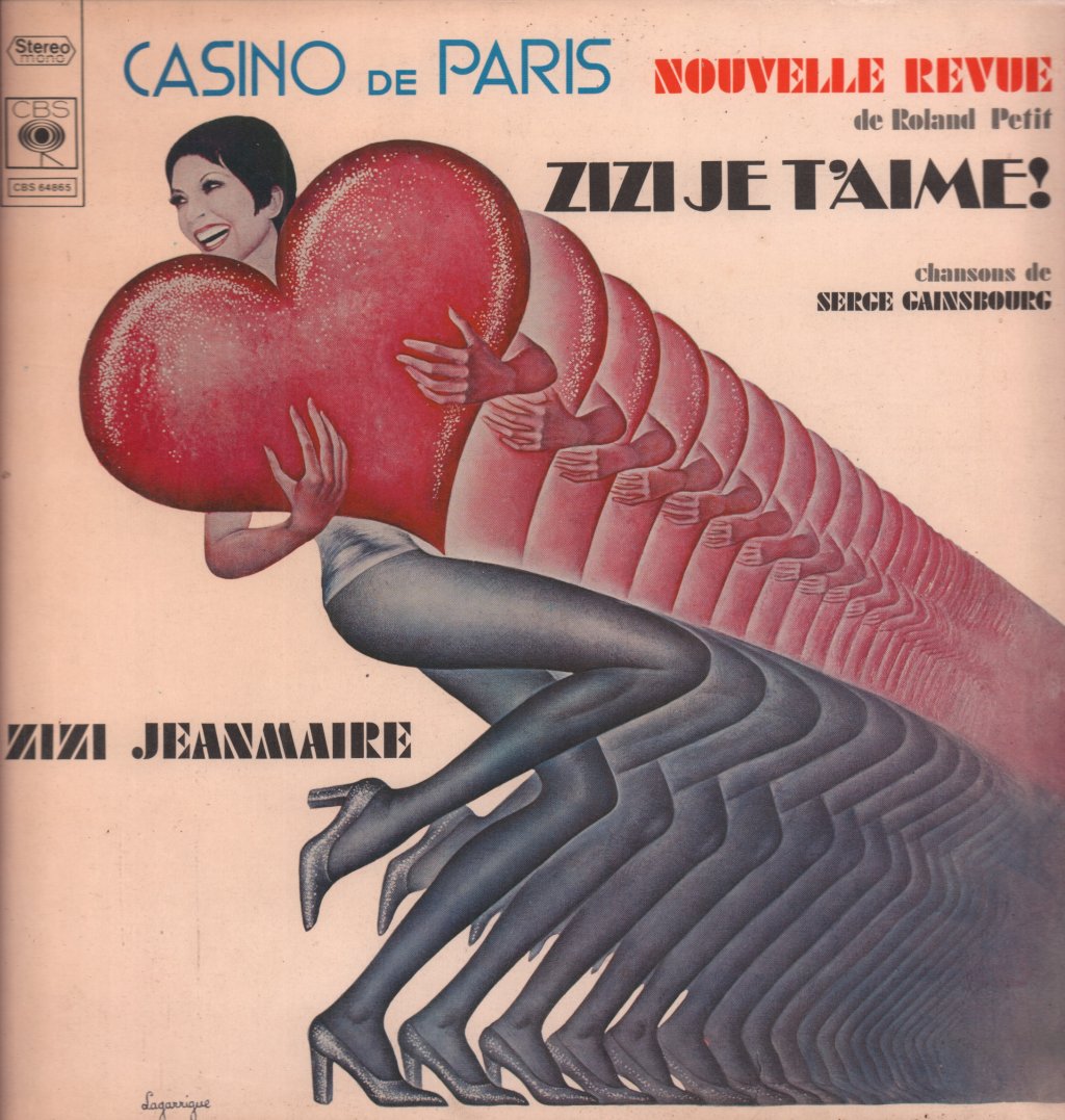 Zizi Jeanmaire - Zizi Je T'Aime - Lp