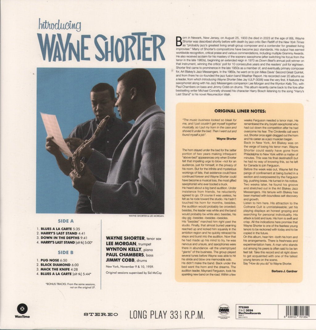 Wayne Shorter - Introducing Wayne Shorter - Lp