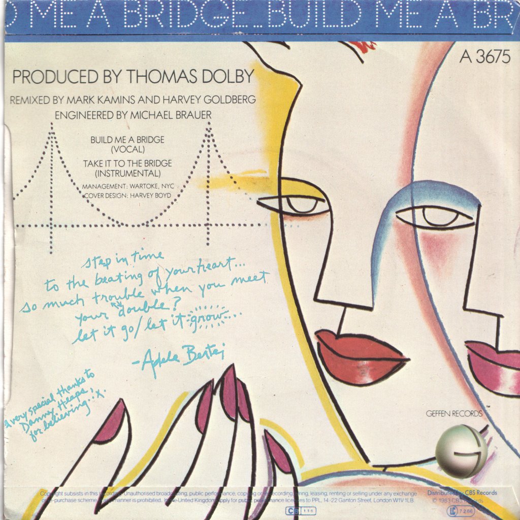 Adele Bertei - Build Me A Bridge - 7 Inch