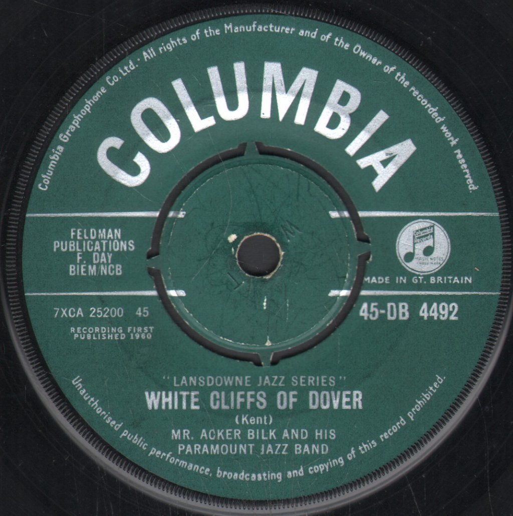 Acker Bilk - White Cliffs Of Dover - 7 Inch