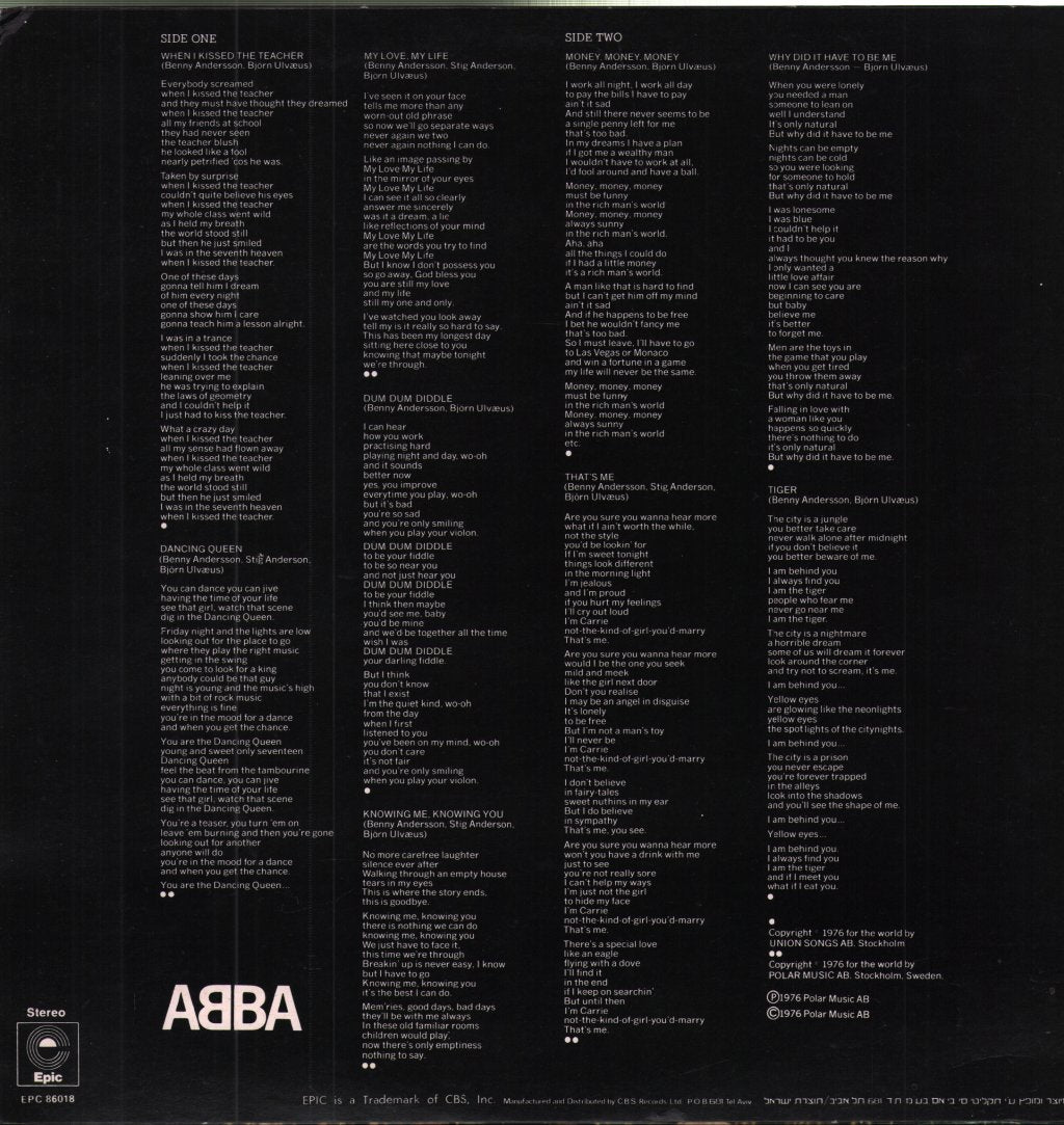 ABBA - Arrival - Lp