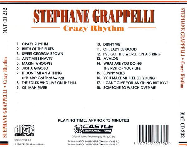 Stéphane Grappelli - Crazy Rhythm - Cd