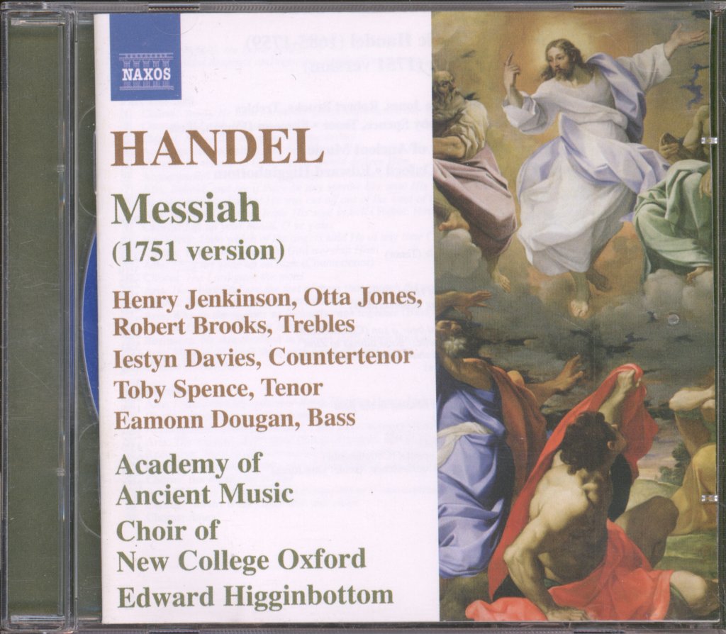 Academy Of Ancient Music, Edward Higginbottom - Handel - Messiah - Double Cd