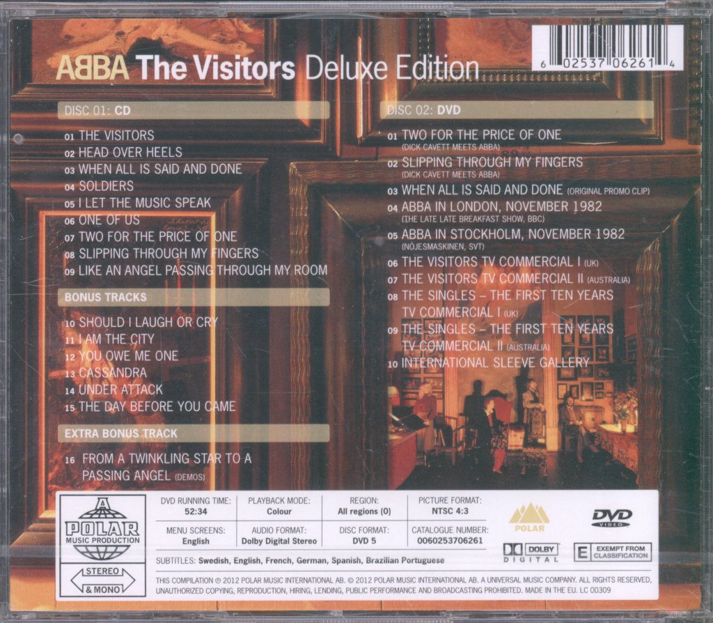 ABBA - Visitors - Cd/Dvd