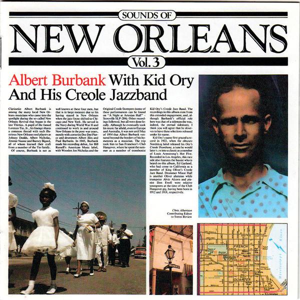 Albert Burbank With Kid Ory And His Creole Jazzband - Sounds Of New Orleans Vol. 3 - Cd