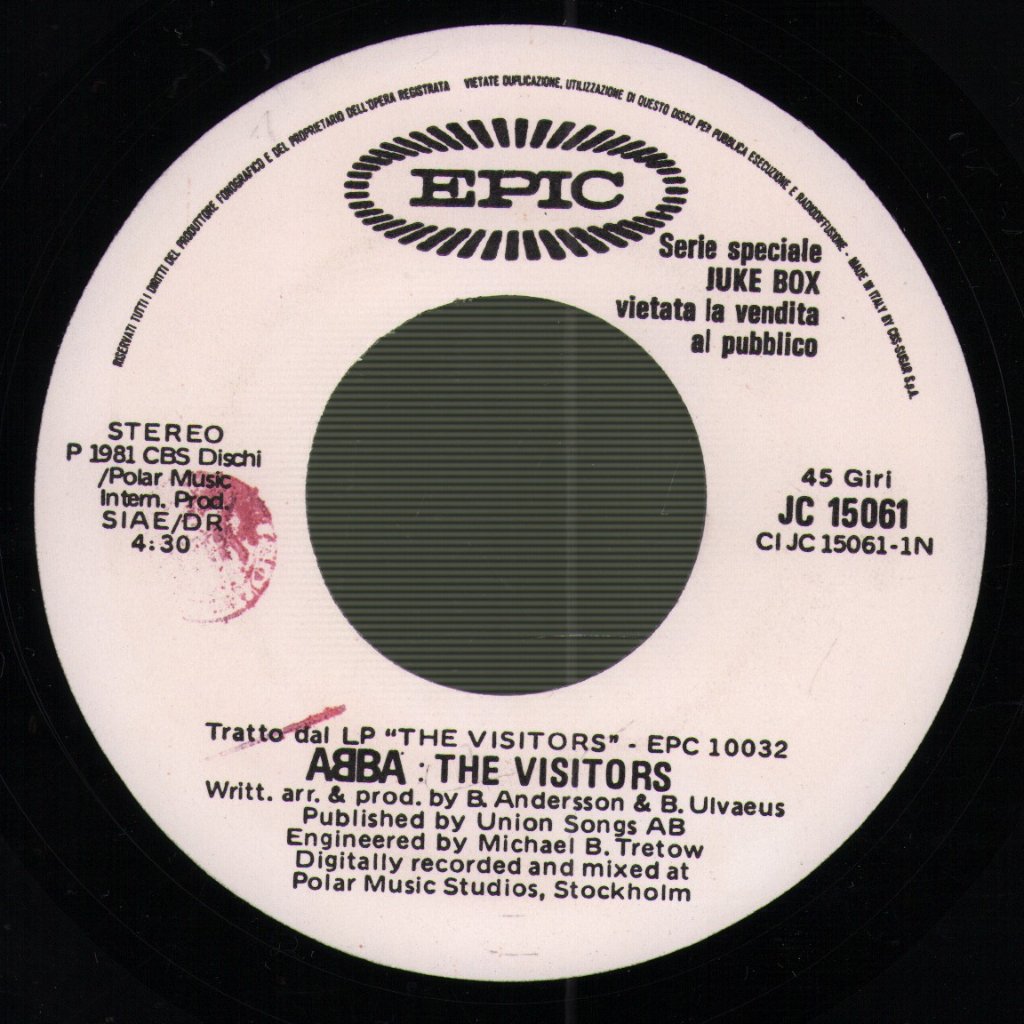 ABBA/Quarterflash - Visitors / Harden My Heart - 7 Inch