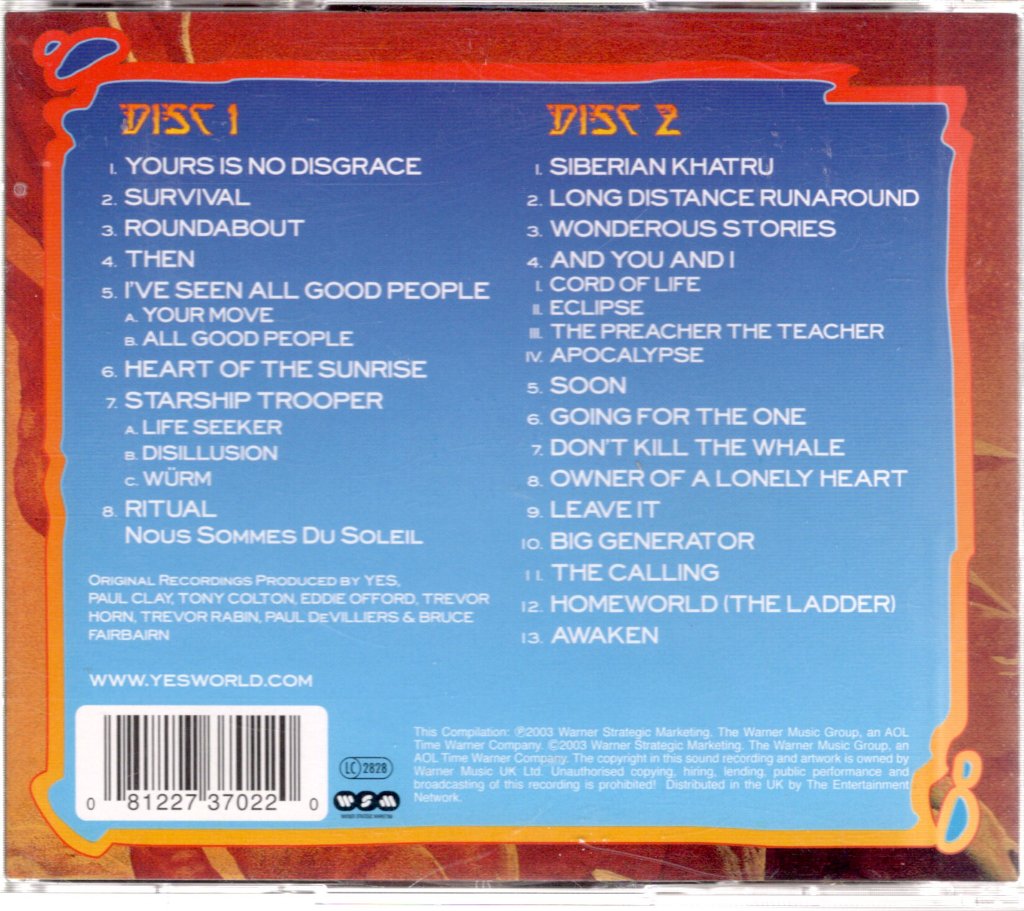 Yes - Ultimate Yes - Double Cd