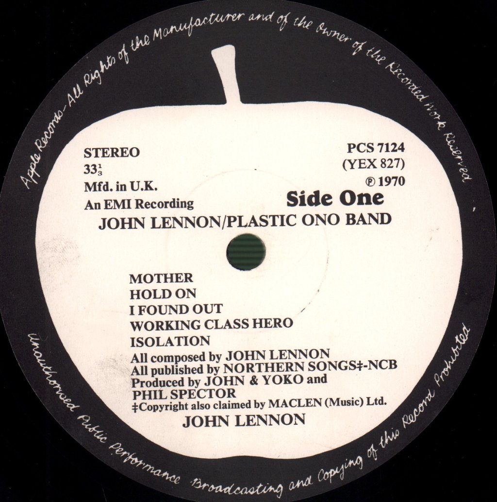 John Lennon - Plastic Ono Band - Lp