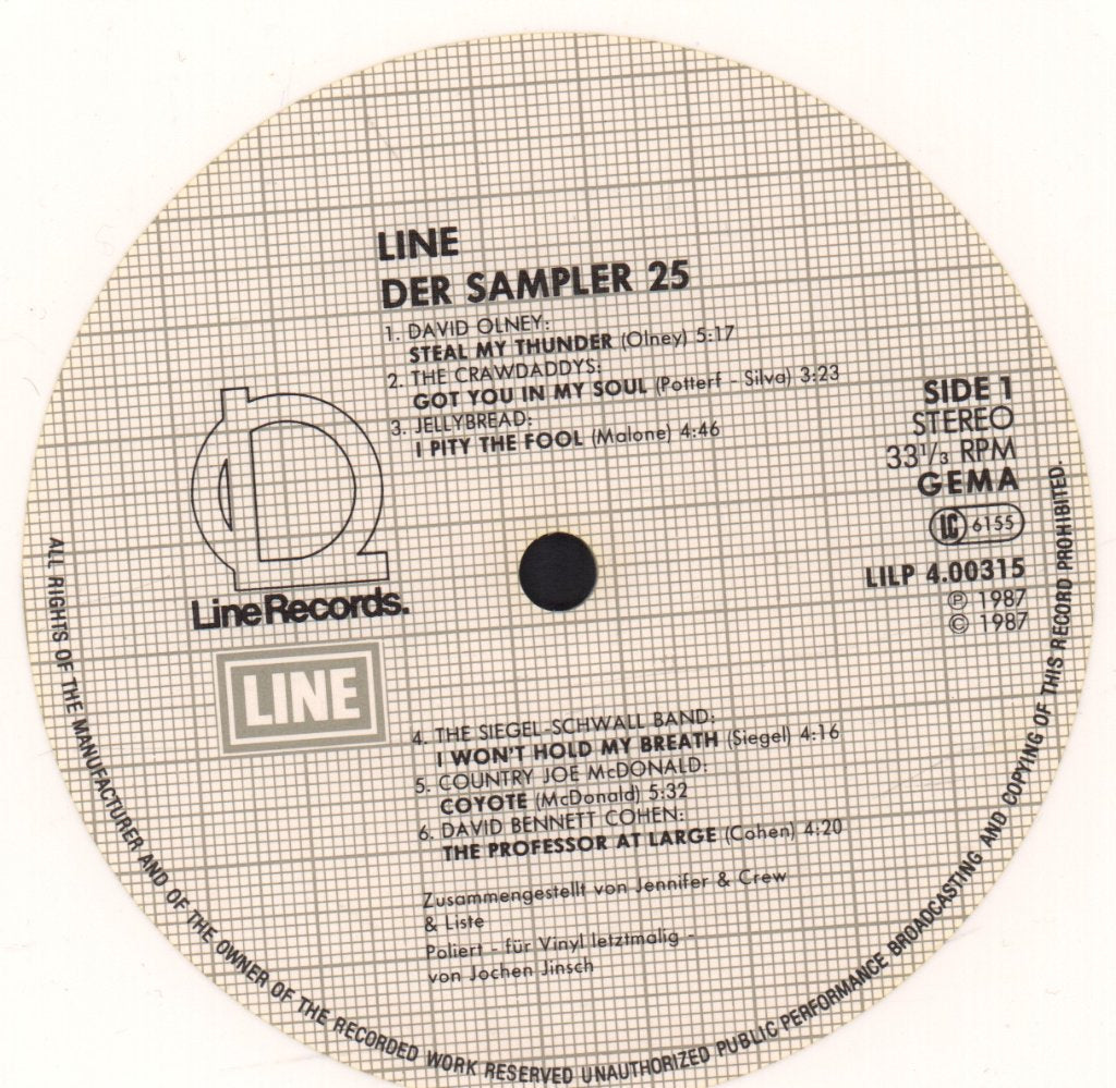 Various Artists - Der Sampler 25 - Lp