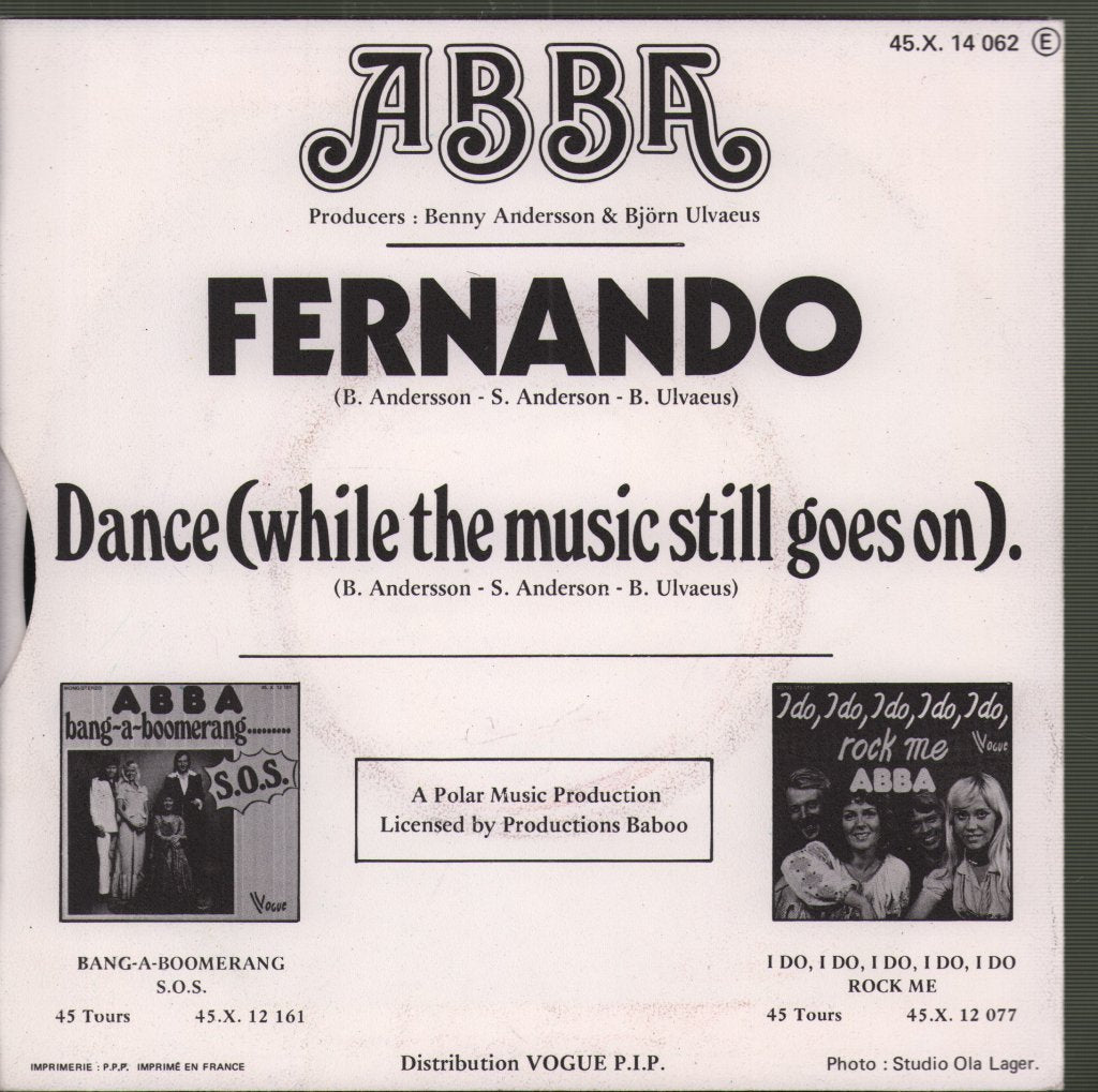 ABBA - Fernando - 7 Inch