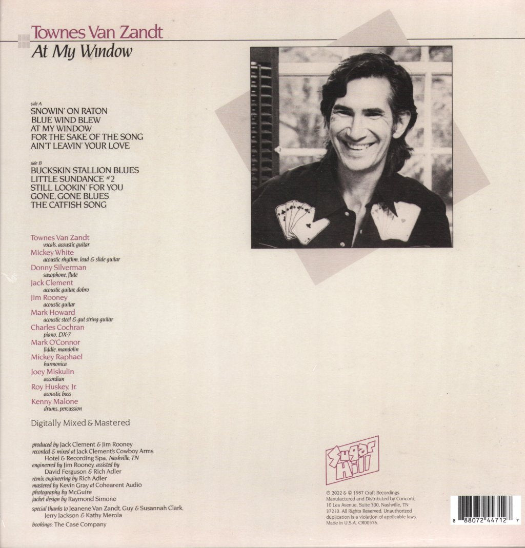 Townes Van Zandt - At My Window - Lp