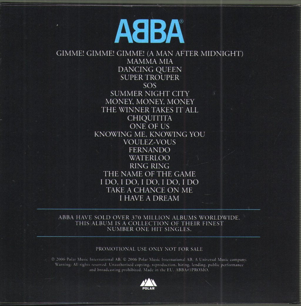 ABBA - Number Ones - Cd