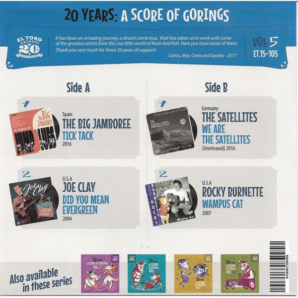 Various Artists - 20 Years: A Score Of Gorings Vol.5 - 7 Inch