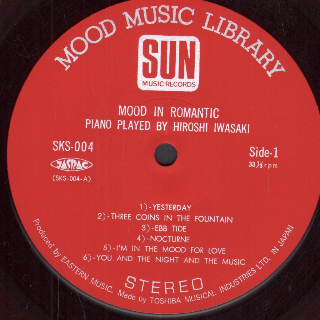 Hiroshi Iwasaki - Mood In Romantic - Lp