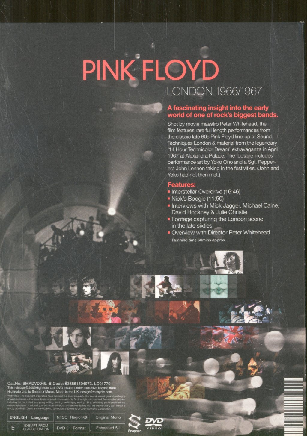 Pink Floyd - London 1966/1967 - Dvd