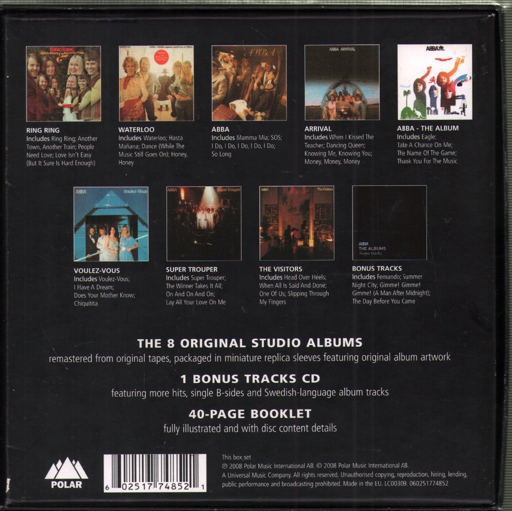 ABBA - Albums - Cd Box Set