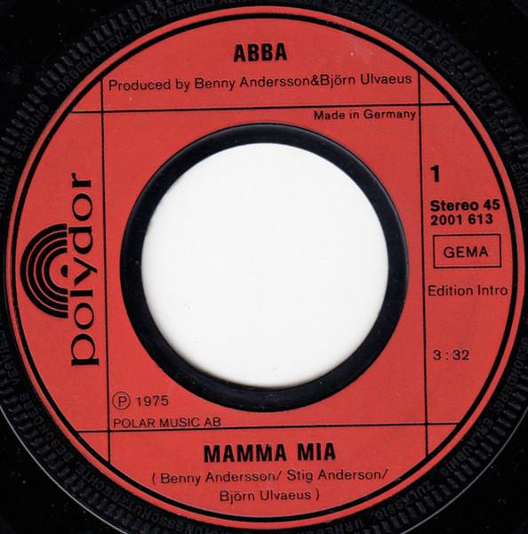 ABBA - Mamma Mia - 7 Inch