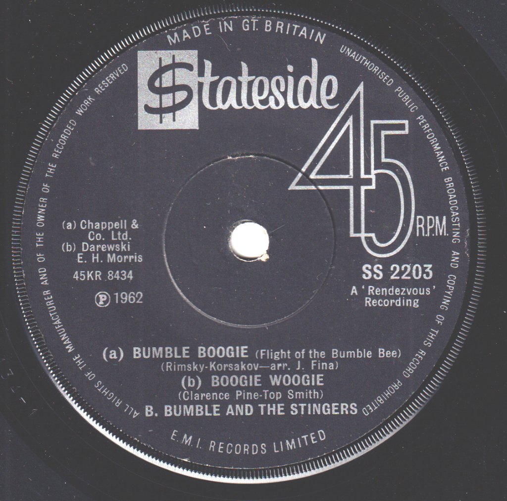 B.Bumble And The Stingers - Nut Rocker - 7 Inch