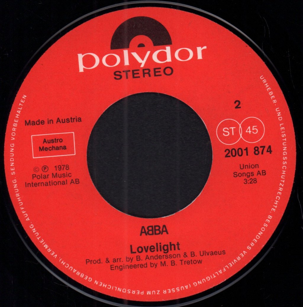 ABBA - Chiquitita - 7 Inch