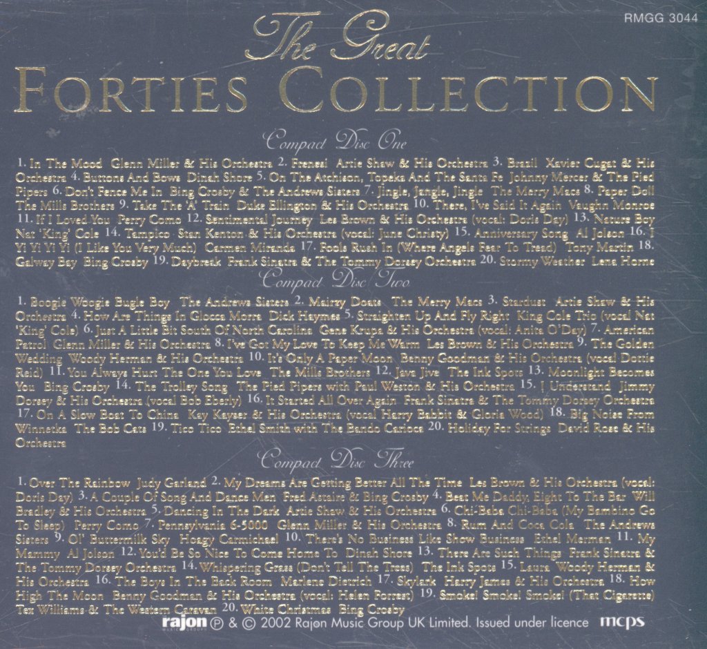 Various Artists - Great Forties Collection - Triple Cd