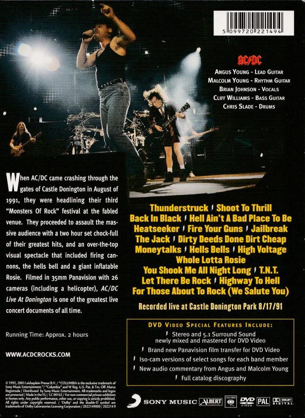 AC/DC - Live At Donington - Dvd