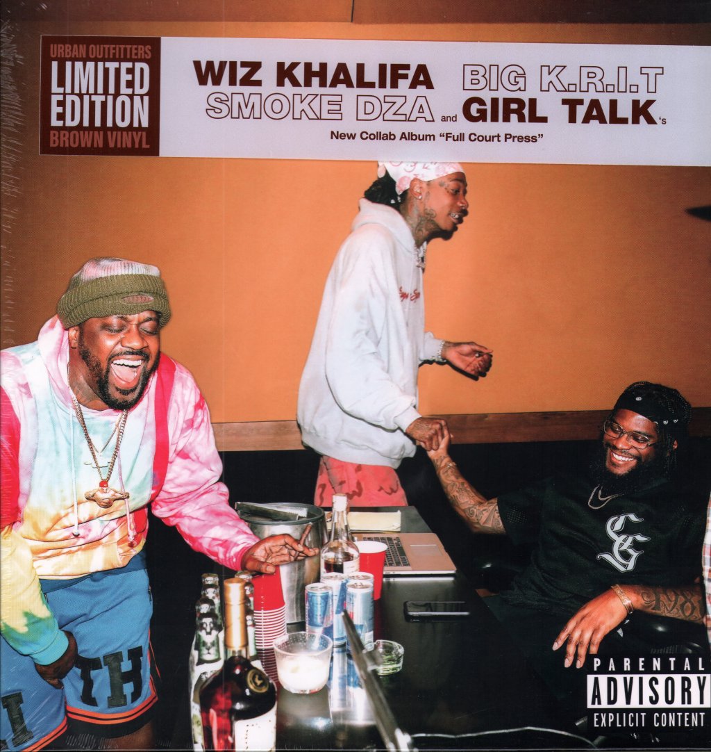 Wiz Khalifa, Big K.R.I.T., Smoke DZA, Girl Talk - Full Court Press - Lp