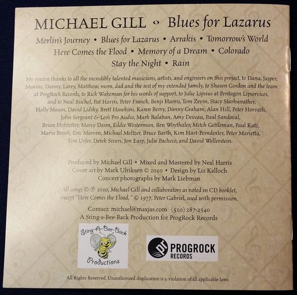 Michael Gill - Blues For Lazarus - Cd