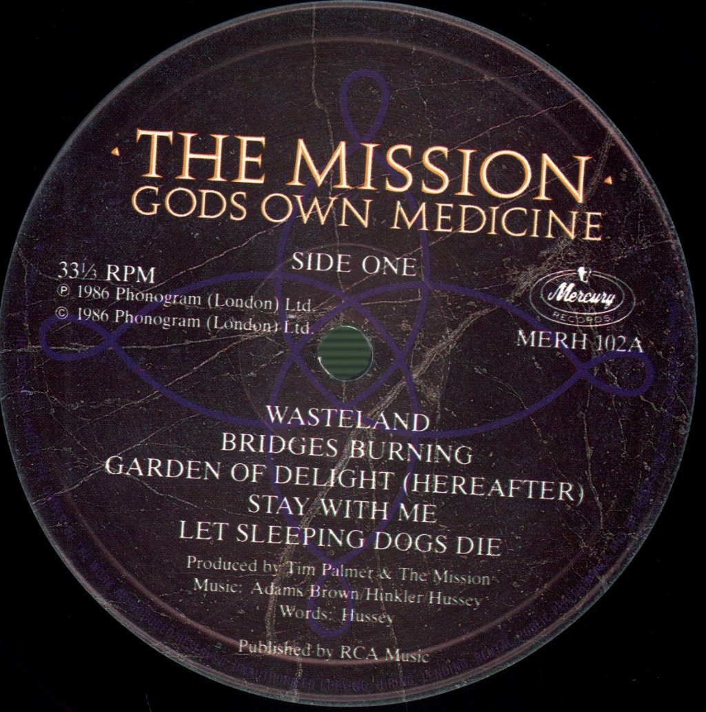 Mission - Gods Own Medicine - Lp