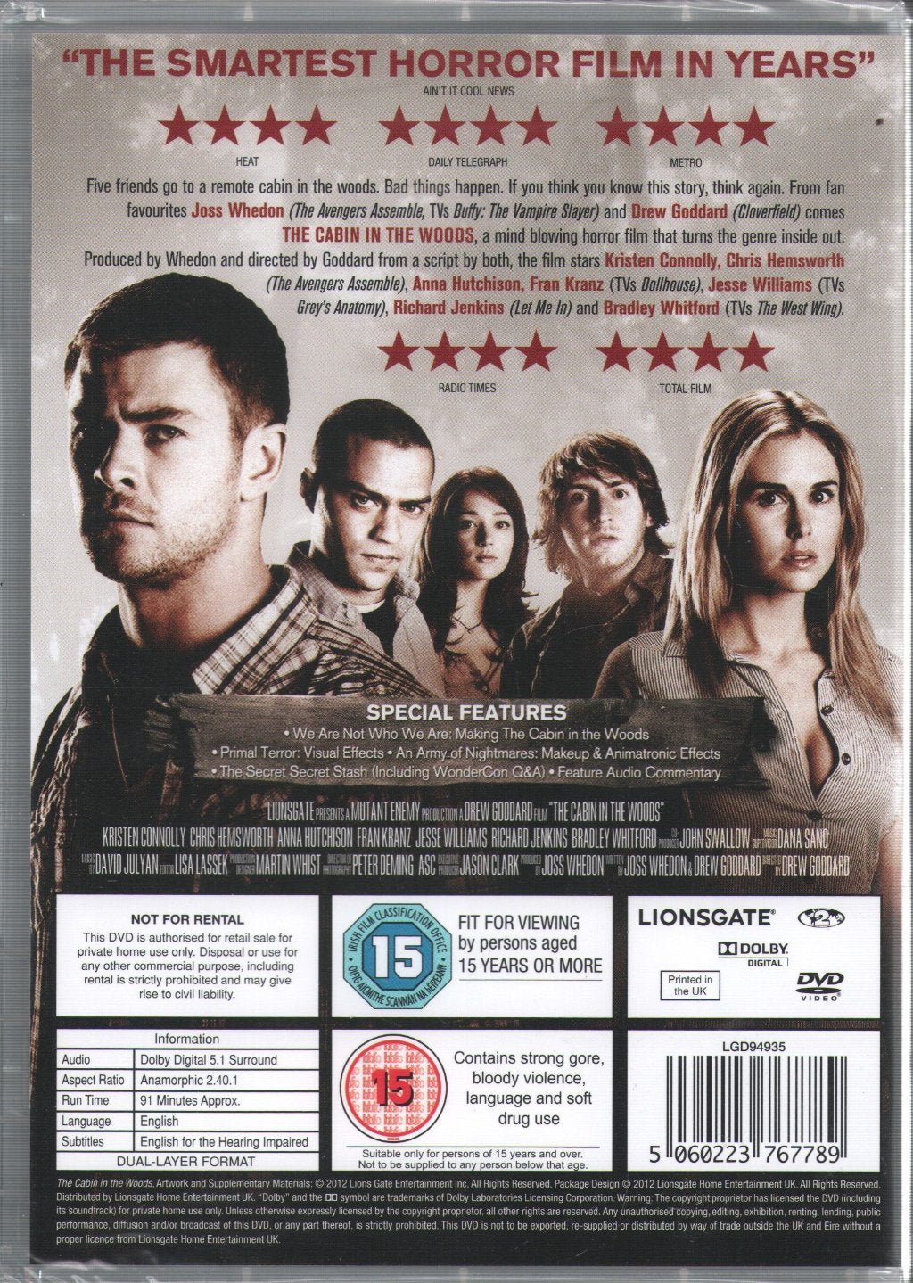 Cabin in the Woods (Film) - Cabin in the Woods - Dvd