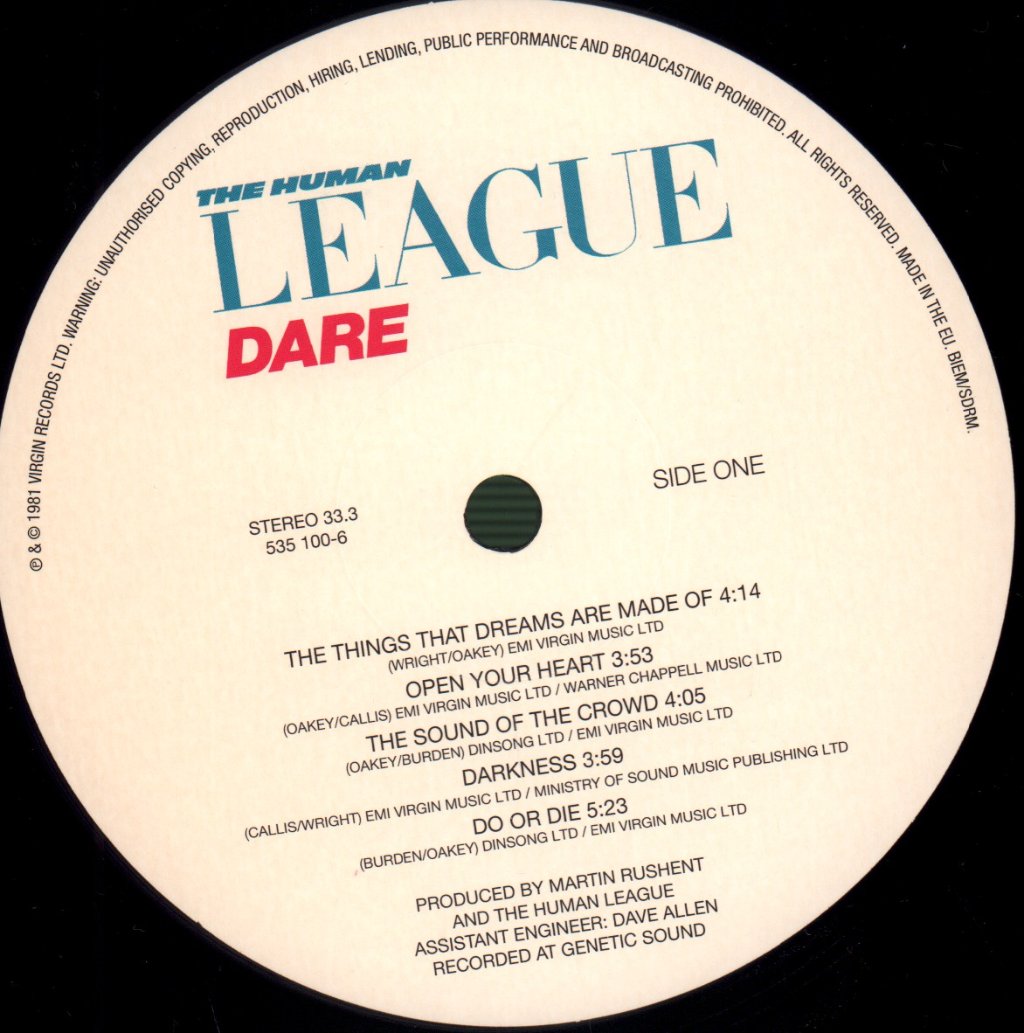 Human League - Dare - Lp