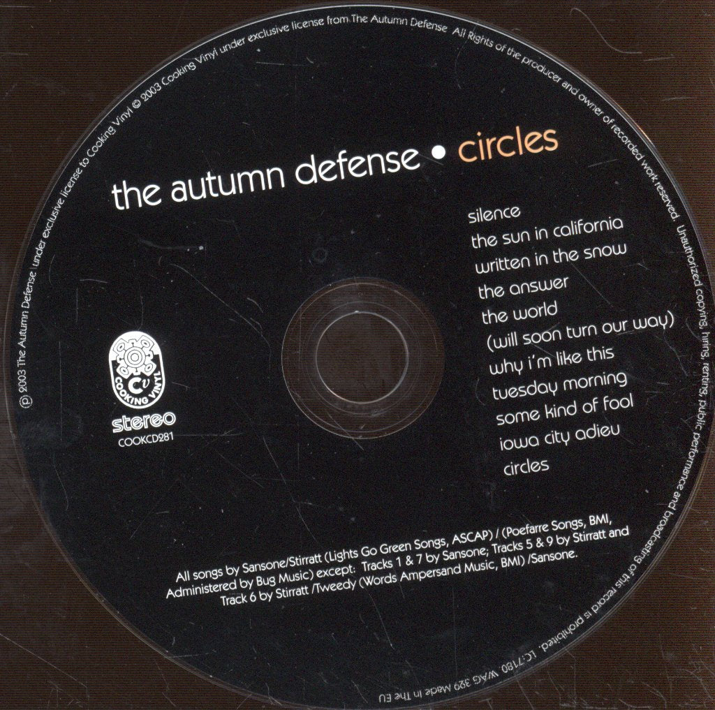 Autumn Defense - Circles - Cd