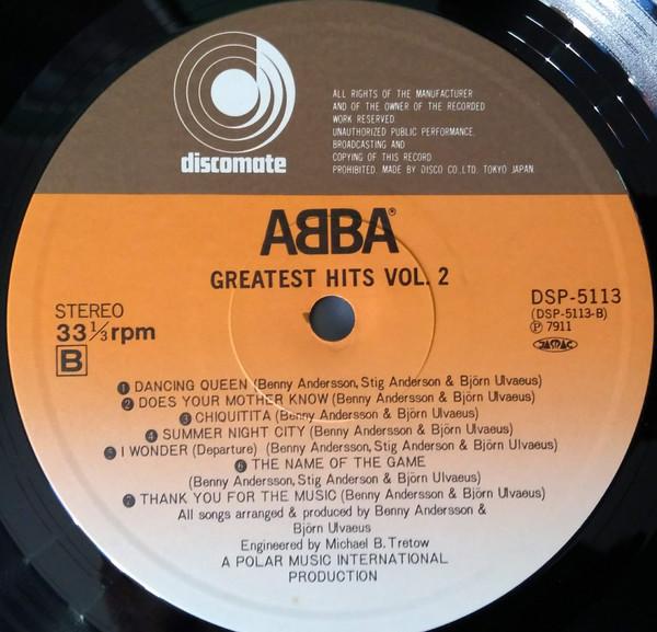 ABBA - Greatest Hits Vol. 2 - Lp