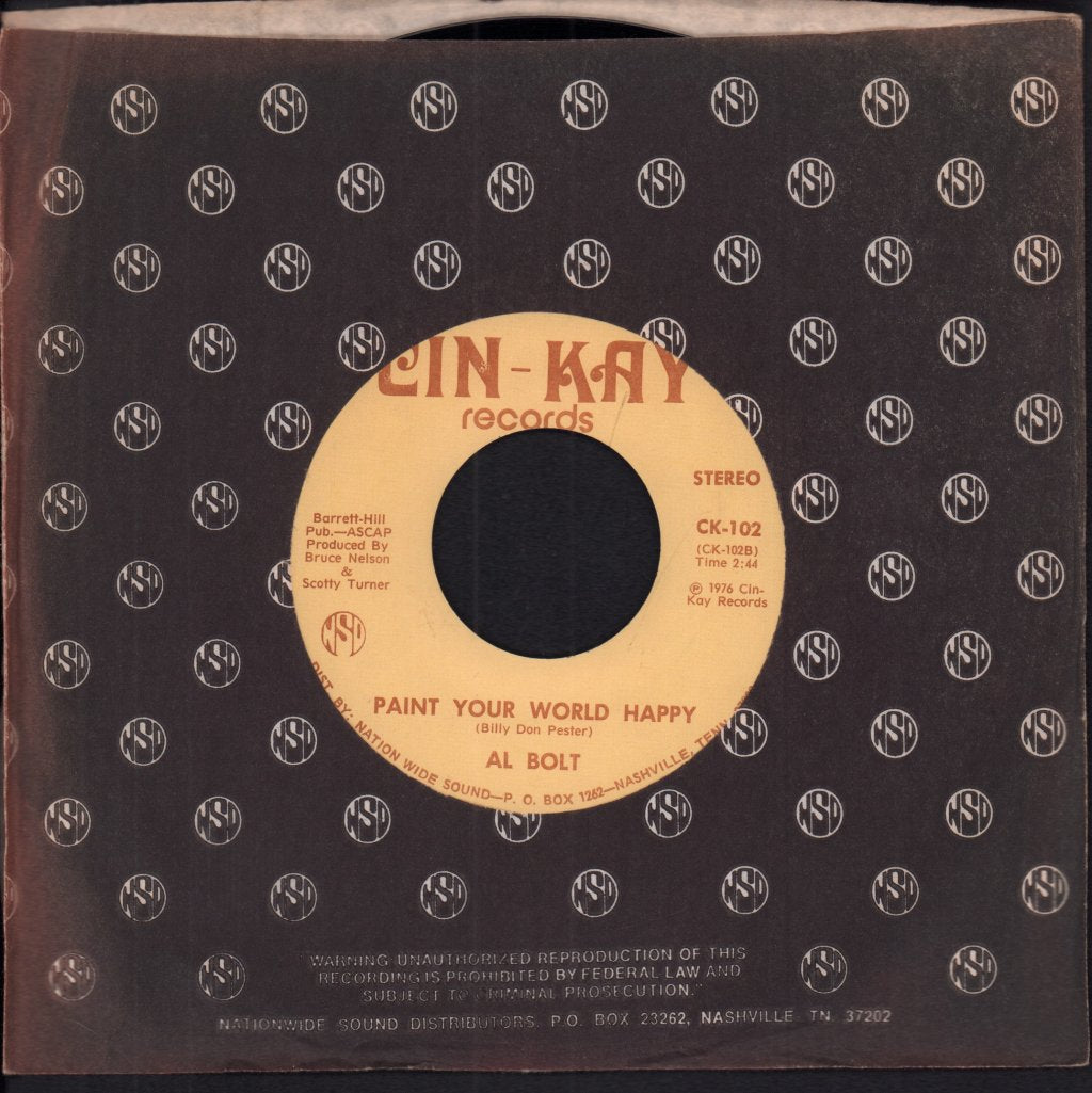 Al Bolt - I'm In Love With My Pet Rock - 7 Inch