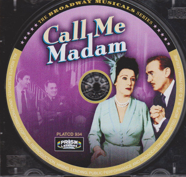 Call Me Madam - 23 original recordings - Cd