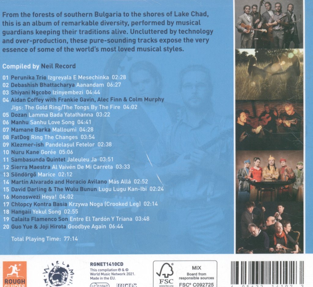 Various Artists - Rough Guide To World Music Unplugged - Cd