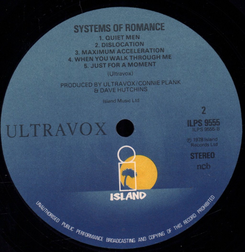 Ultravox - Systems Of Romance - Lp