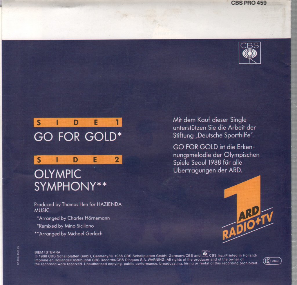 Winners - Go For Gold - 7 Inch