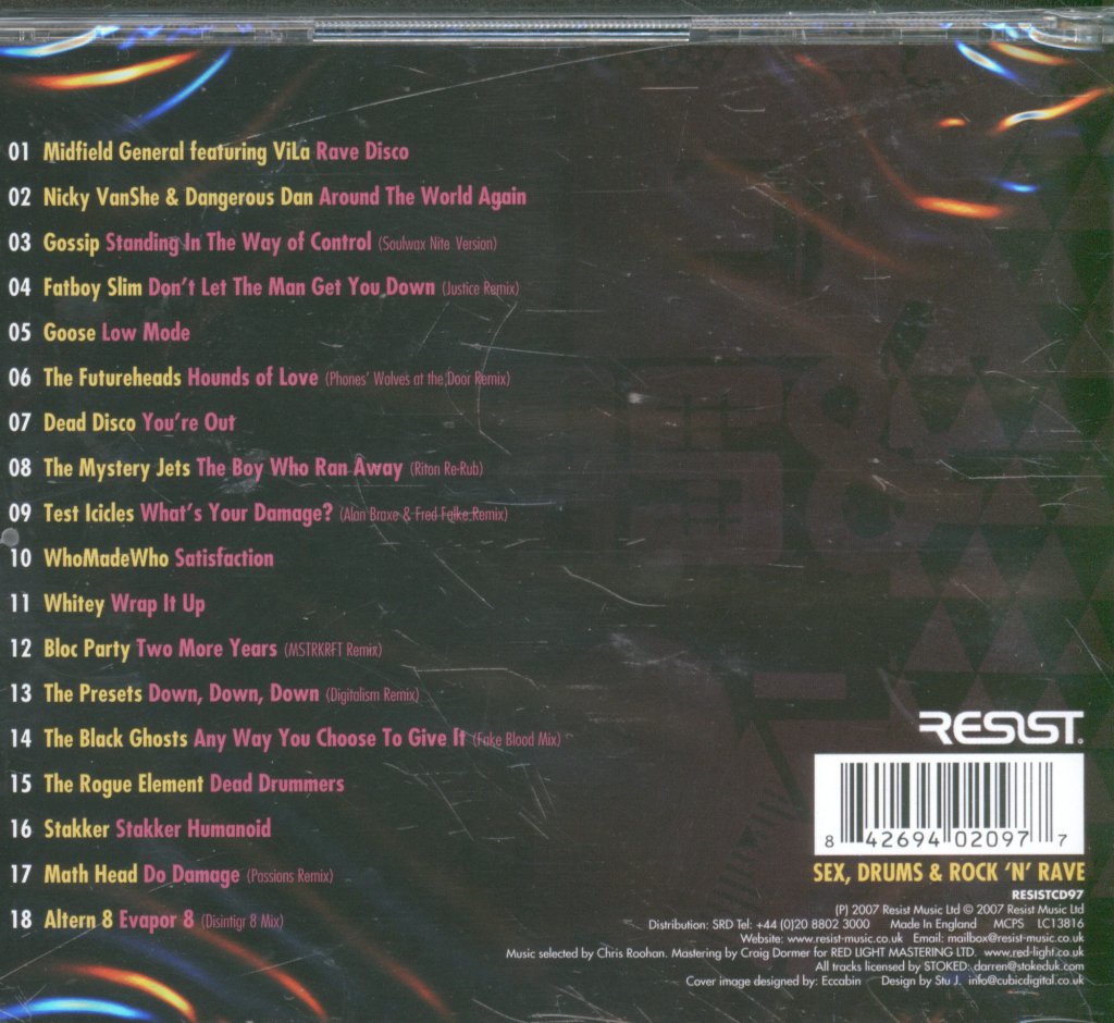 Various Artists - Sex Drums & Rock N Rave - Cd