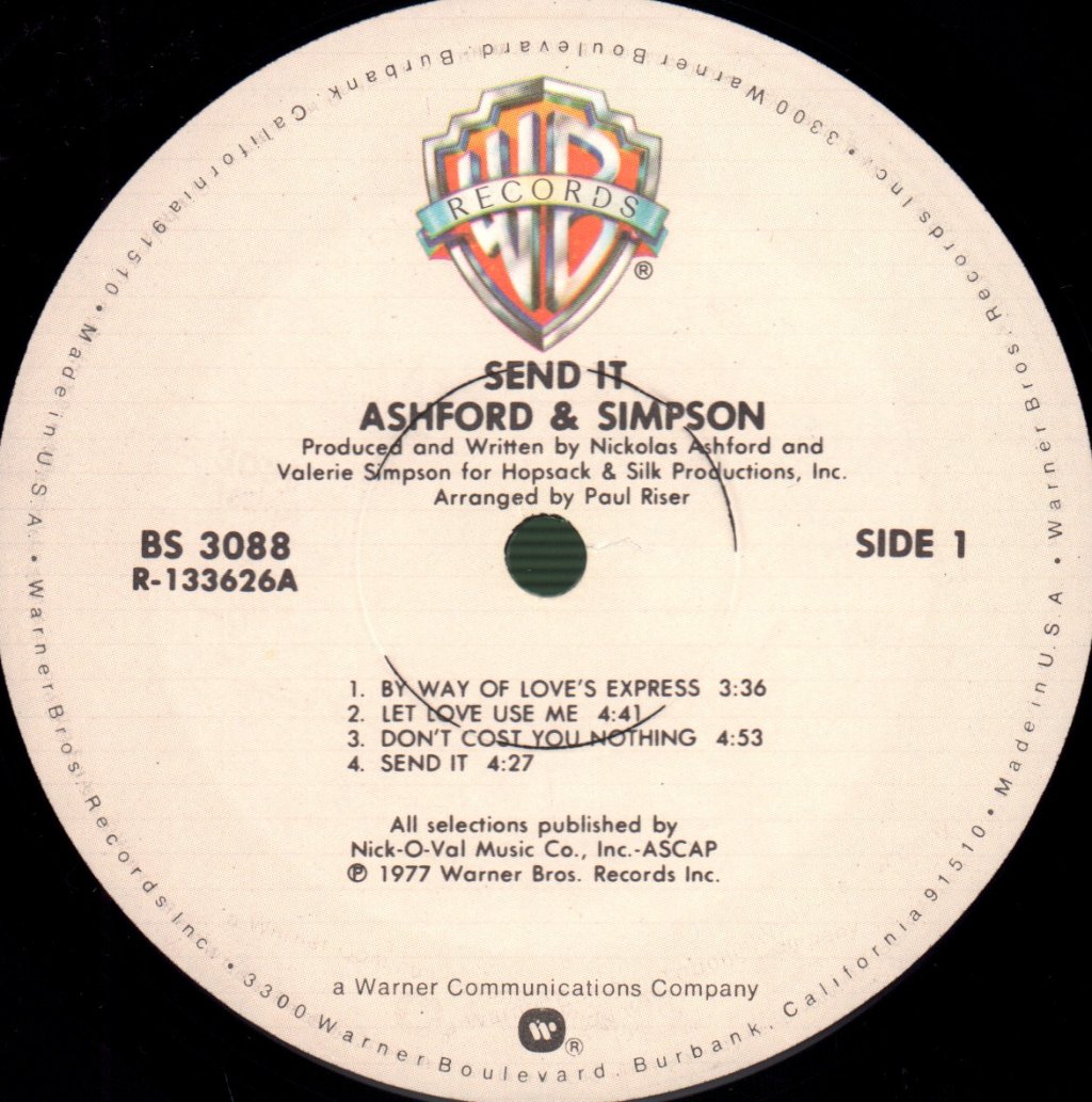 Ashford And Simpson - Send It - Lp