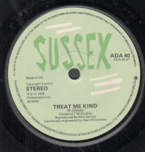 Sussex - Treat Me Kind - 7 Inch