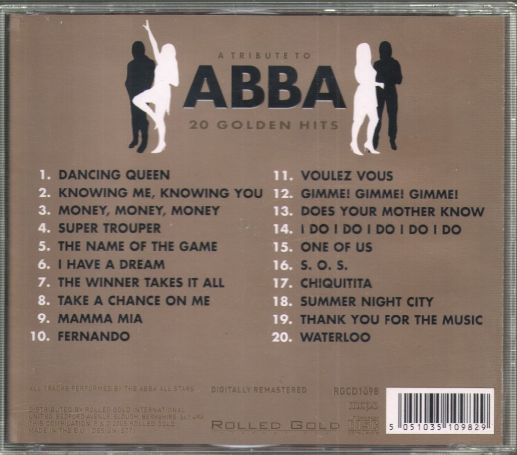 Abba All Stars - A Tribute To ABBA - 20 Golden Hits - Cd