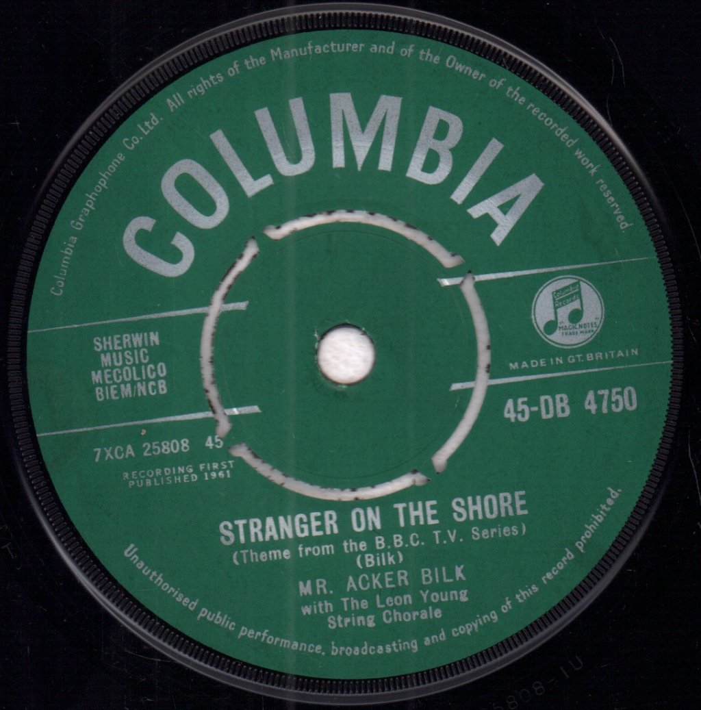 Acker Bilk - Stranger On The Shore - 7 Inch