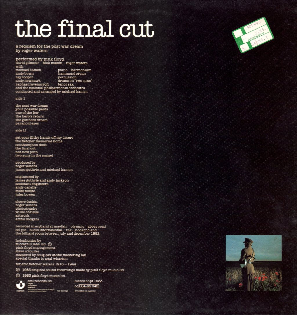 Pink Floyd - Final Cut - Lp