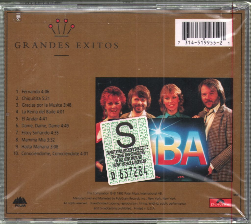 ABBA - Oro (Grandes Exitos) - Cd